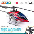 Últimas helicóptero 2.4G 4CH giroscópio 6-axis liga flybarless R/C helicóptero cadeira do balanço